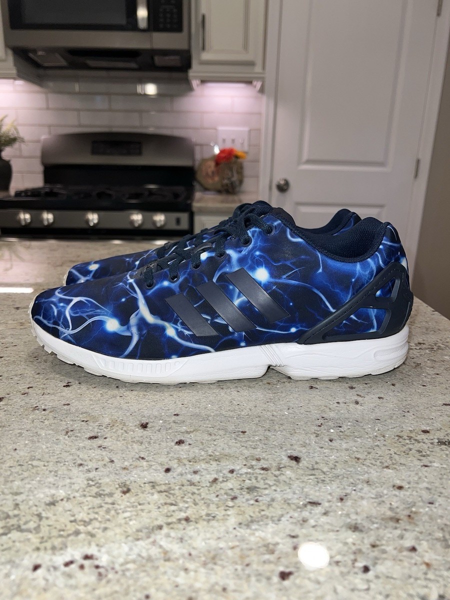 Adidas Originals ZX Flux Torsion Galaxy Print Shoes Men's Size 13