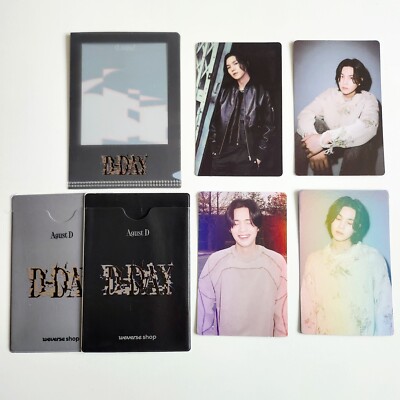 BTS SUGA Agust D 'D-DAY' WEVERSE SHOP POB, EARLY BIRD, PVC