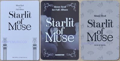MOON BYUL MAMAMOO STARLIT OF MUSE 1ST ALBUM OFFICIAL POB PHOTOCARD
