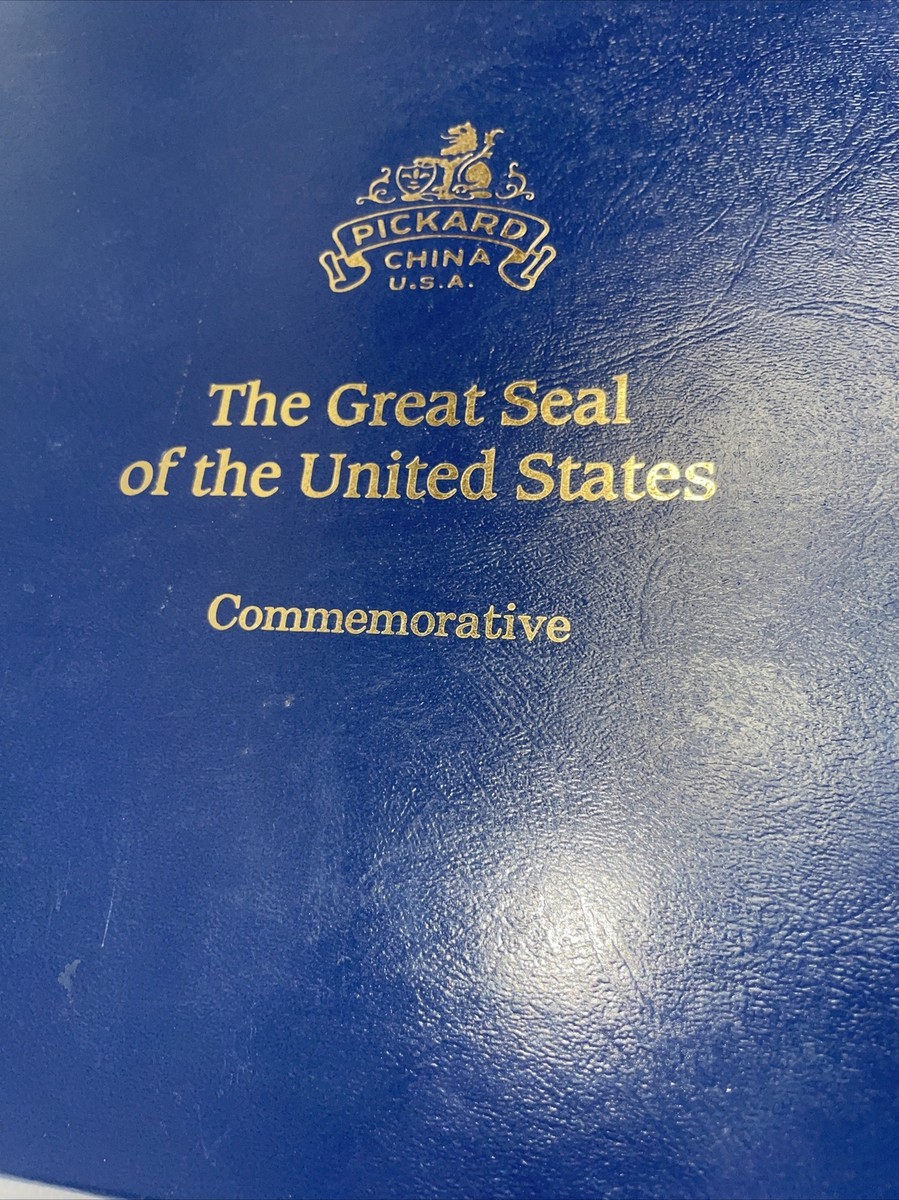 The Great Seal United States Commemorative Plate 200th Ann Pickard