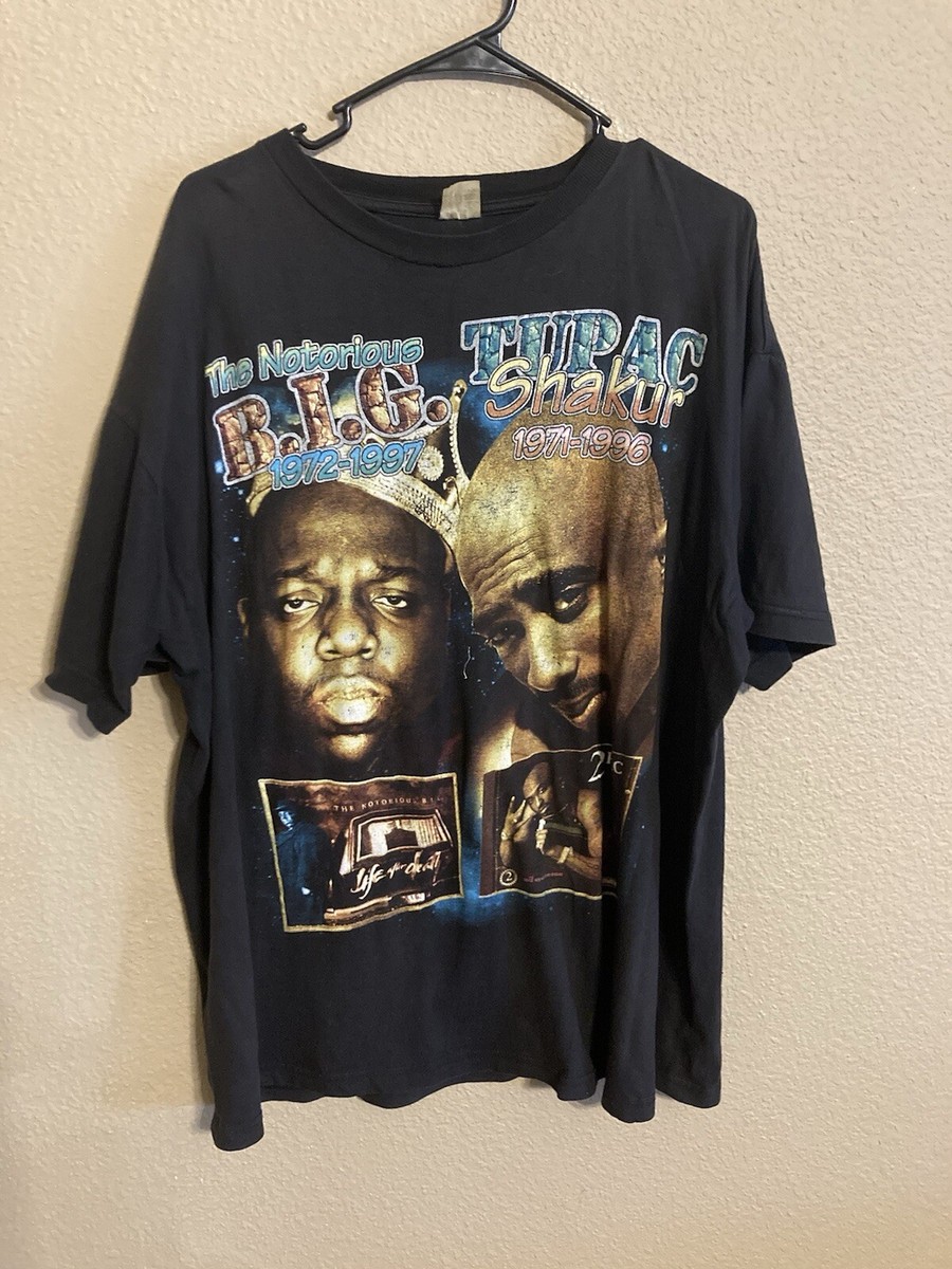 Vintage 90s 2pac Biggie Rap Tee Notorious Bigge Smalls Tupac | eBay