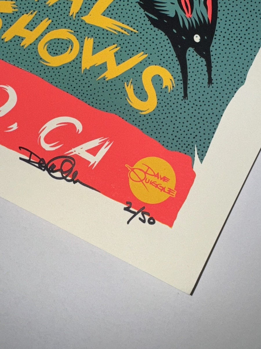 NOFX Poster San Pedro CA 2024 Silkscreen S/N Official FINAL SHOWS