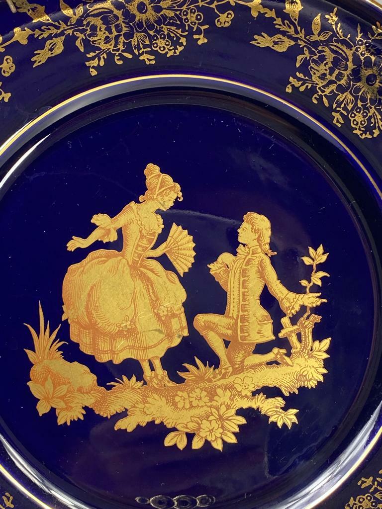 Limoges Castel France 22K Gold Plate Curtsying Couple | eBay