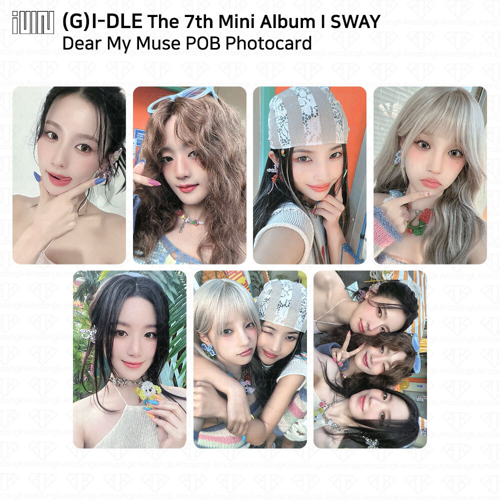 IDLE G-IDLE 7th Mini Album I SWAY POB Photocard SW Withmuu KPOP | eBay