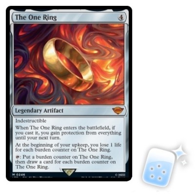 THE ONE RING The Lord Of The Rings Magic MTG MINT CARD | eBay