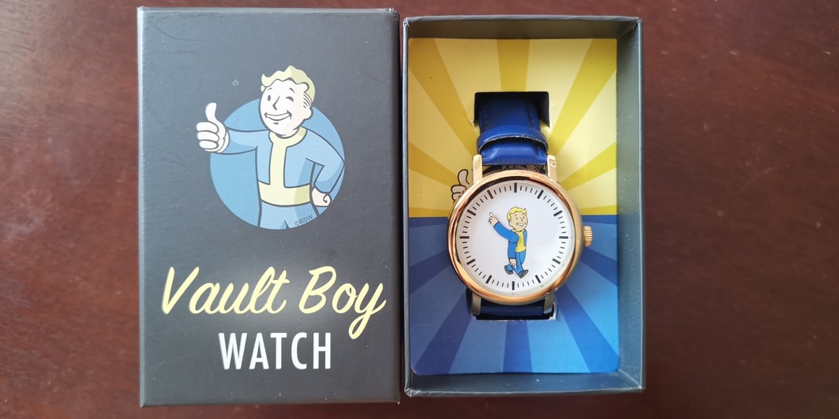 Tranquility Lane Vault Boy Watch Bethesda gear Fallout 3 replica