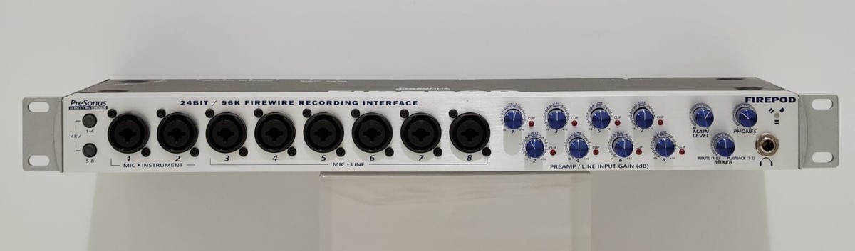 PreSonus Firepod FireWire Audio Interface FP10 Studio Recording 24