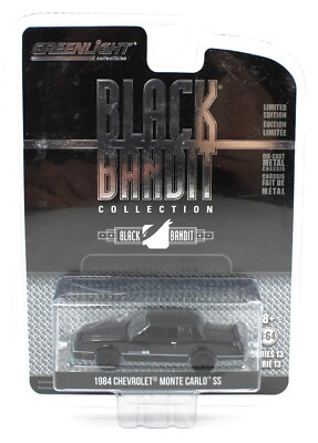 1:64 GreenLight *BLACK BANDIT 13* 1984 Chevrolet Monte Carlo SS