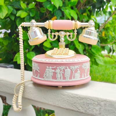 Vintage RARE Wedgwood Royal Albert Jasperware Pink Astral