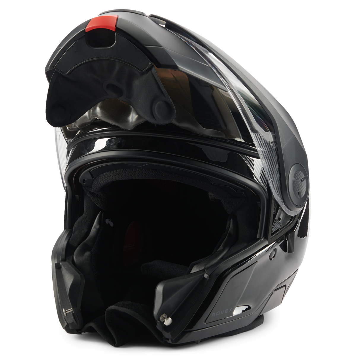 Ski-Doo OEM Advex Sport Radiant Snowmobile Helmet Black/Orange 2XL