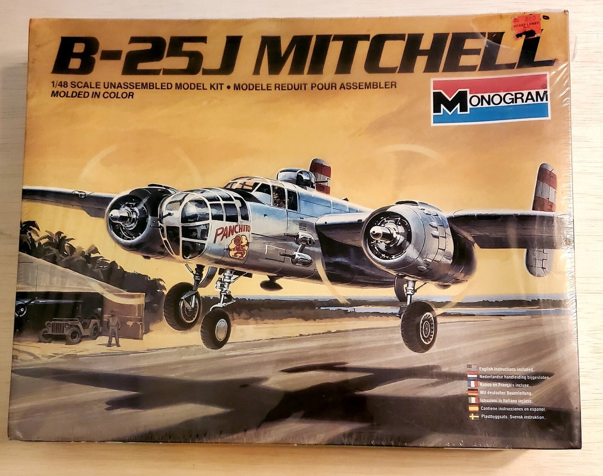 Monogram 1/48 North American B-25J Mitchell - Glass Nose - NIPW