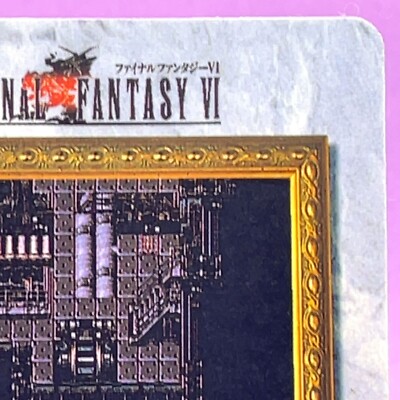 Locke & Celes FINAL FANTASY VI Carddass No. 1 Bandai 1994 FF6 Holo