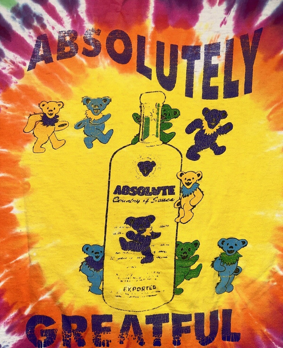 Vintage 90's Thrashed Grateful Dead Absolutely Grateful T Shirt XL