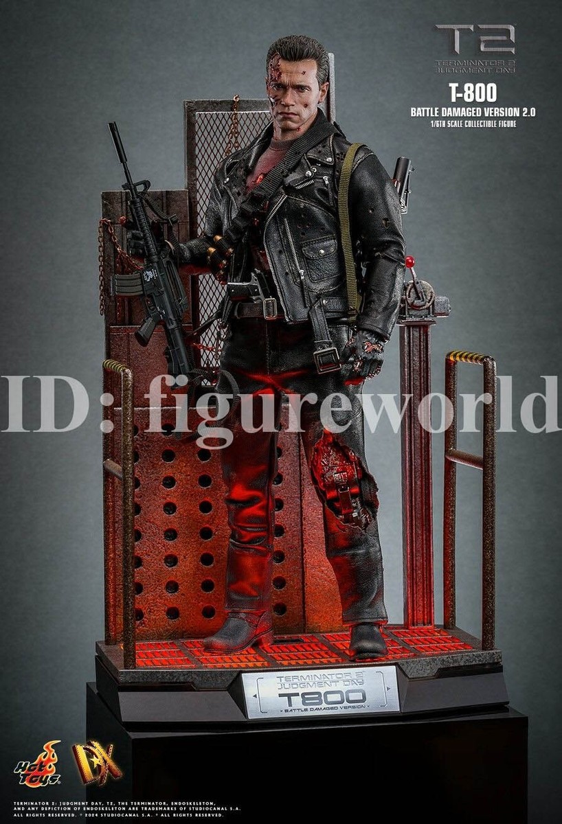 Hot Toys DX46 1/6 Terminator 2: Judgment Day T-800 Battle Damaged