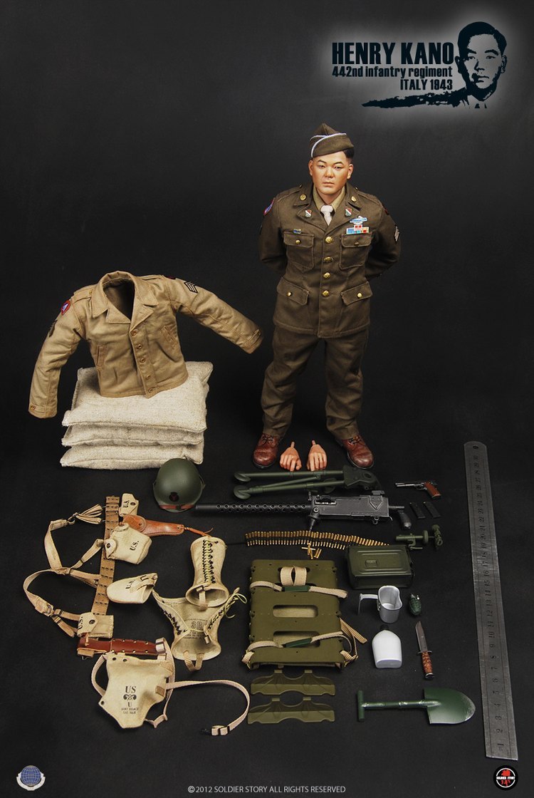 Soldier Story SS059 1/6US ARMY WWII Henry Kano 442nd Infantry