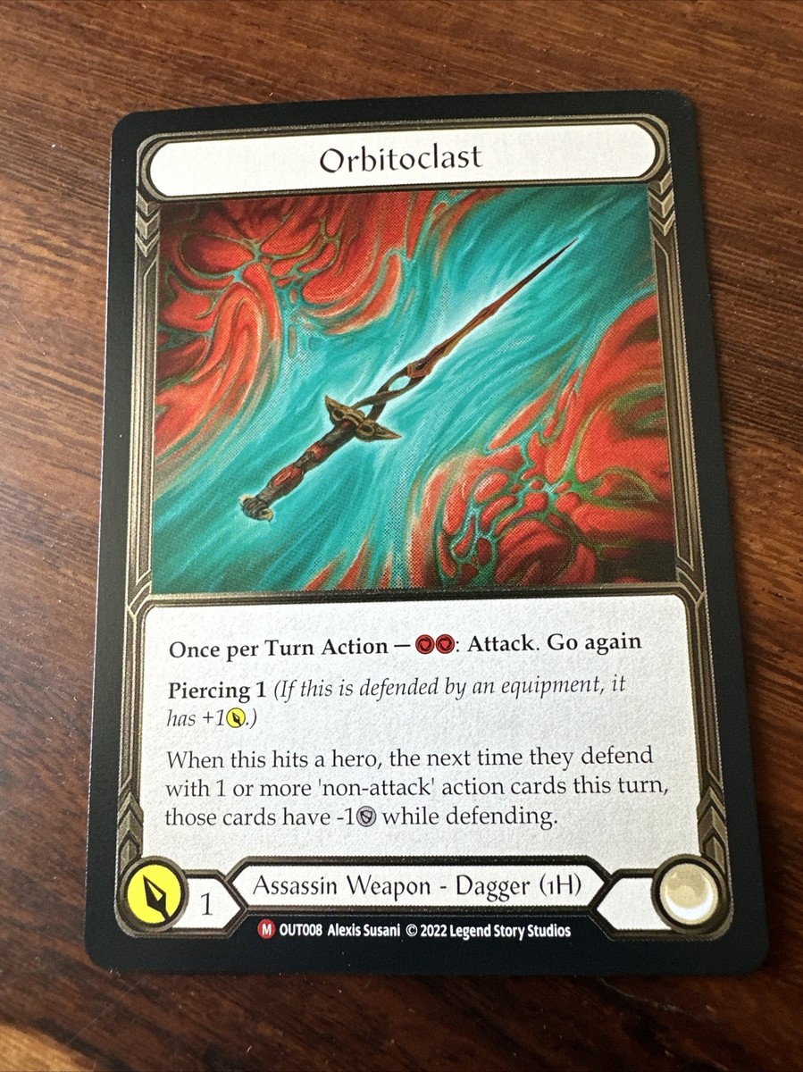 Flesh and Blood FAB Orbitoclast (OUT008) Near Mint Cold Foil