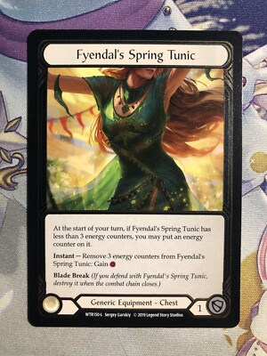 Alpha Fyendal's Spring Tunic - Cold Foil - Flesh And Blood WTR | eBay