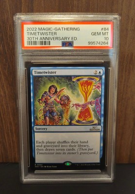 MTG Timetwister psa10 30th