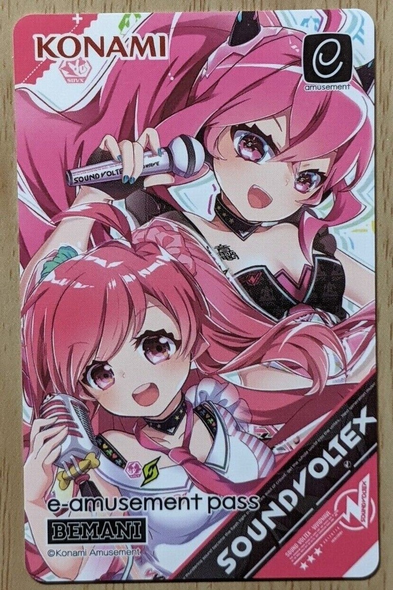 SOUND VOLTEX ∇ グレイス e-pass Konami e-AMUSEMENT PASS Card Sound