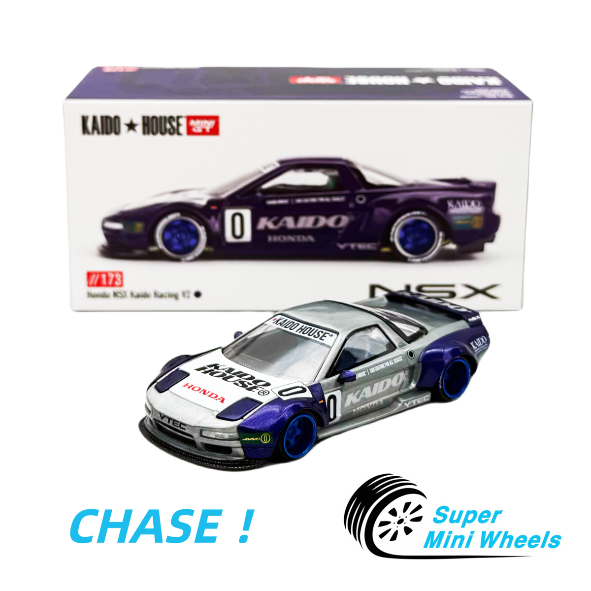 CHASE ! Mini GT x Kaido House 1:64 Honda NSX Kaido Racing V2
