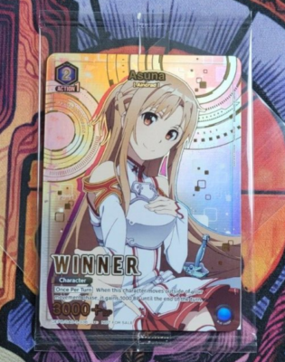 Asuna SAO-1-036 Winner Tournament Promo Union Arena Card Sword Art