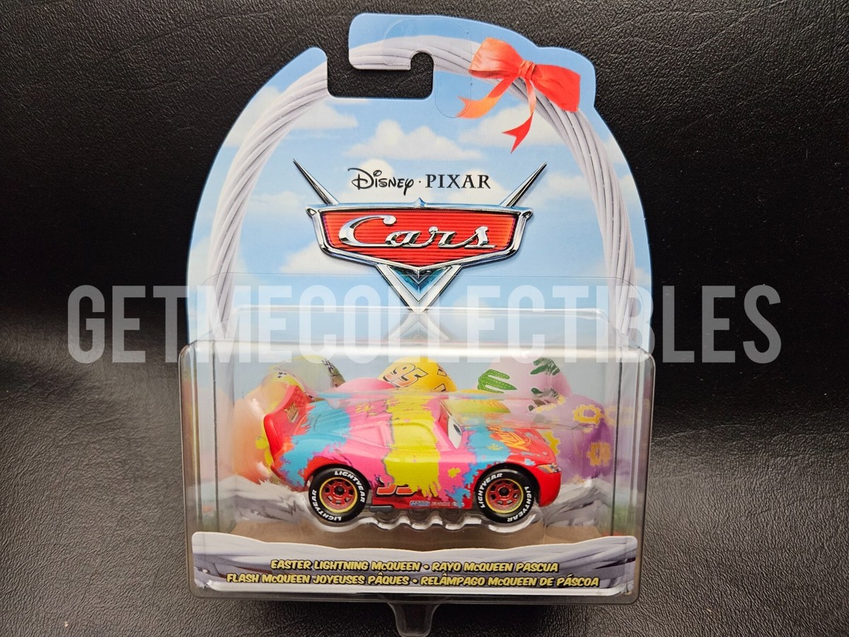 DISNEY PIXAR CARS EASTER LIGHTNING MCQUEEN 2024 METAL SAVE 6% GMC