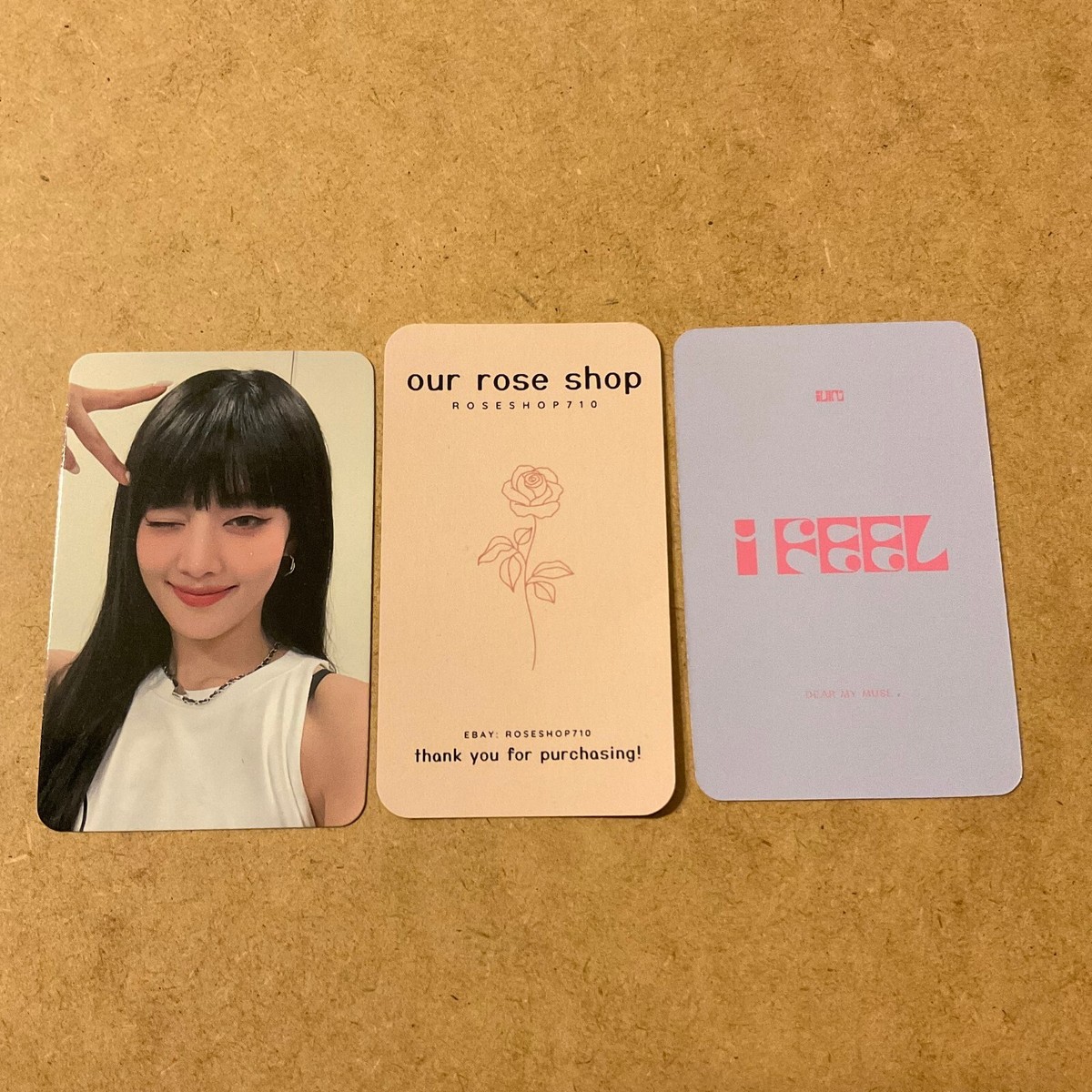 G)I-DLE GIDLE I Feel Official Dear My Muse DMM Fansign Lucky Draw