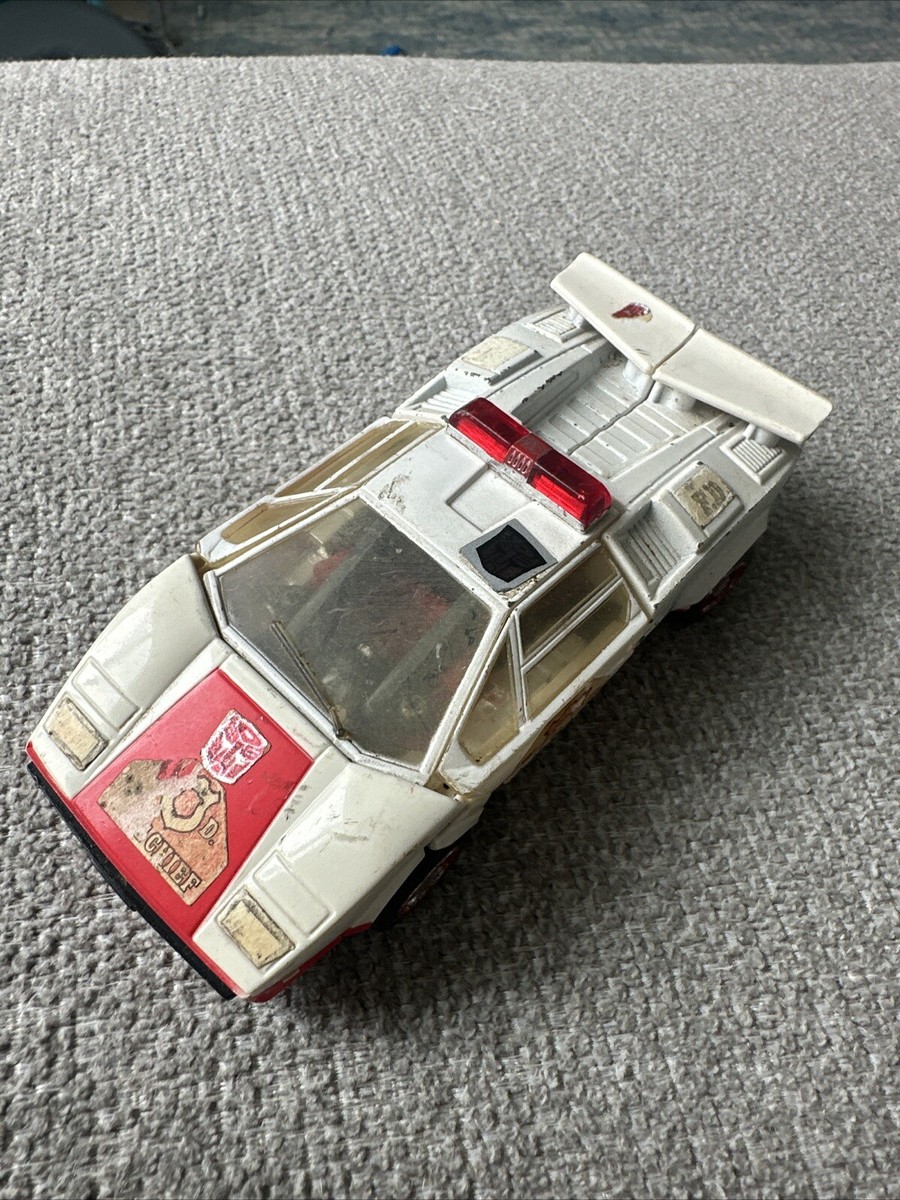Transformers G1 RED ALERT Takara 1980-82 Fire Chief White
