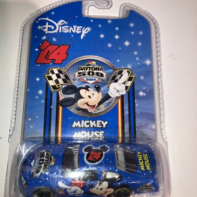 2004 Disney NASCAR Daytona 500 Mickey Mouse 1:64 Diecast Car NIB