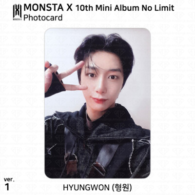 MONSTA X 10th Mini Album No Limit Official Photocard Photo Card