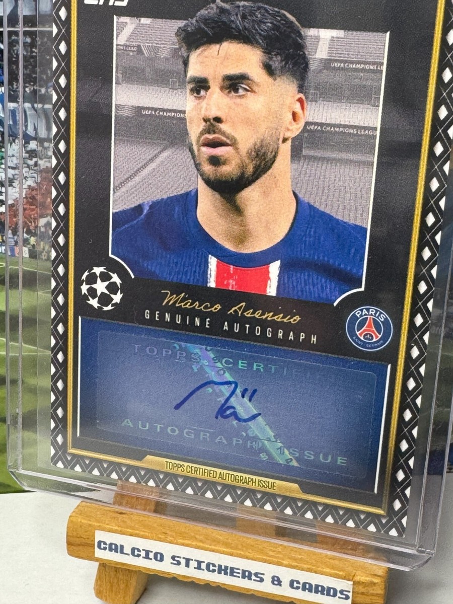 Topps Match Attax 2024/25 2025 Marco Asensio PSG Real Autograph