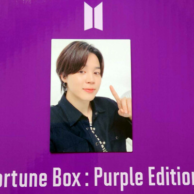 BTS JIMIN Fortune Box: T ver. Purple Edition Official photo card
