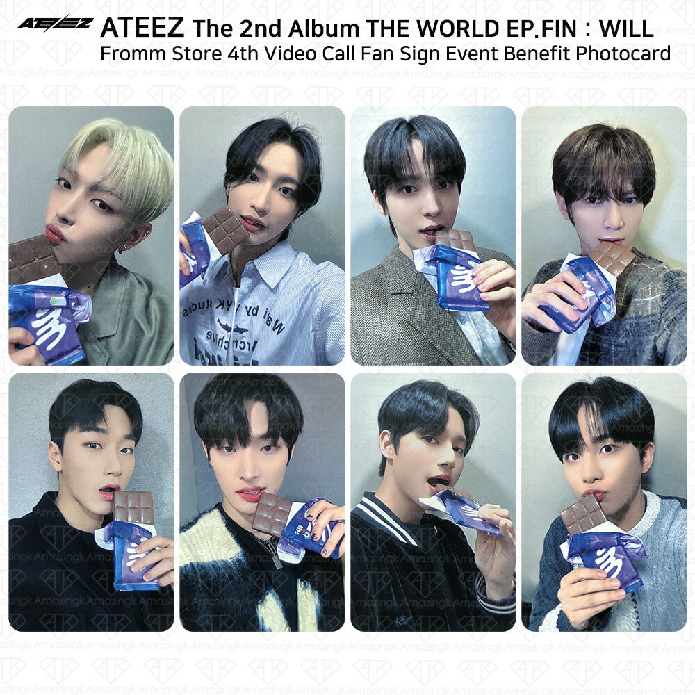 ATEEZ THE WORLD EP.FIN WILL Fromm Store 4th Video Call Event