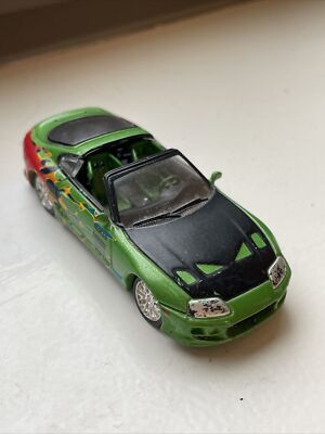 Rare Fast & Furious 1995 Toyota Supra EMERALD GREEN/RED - Racing