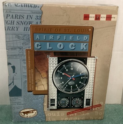 Spirit of St. Louis Charles Lindbergh Airfield Wall Clock