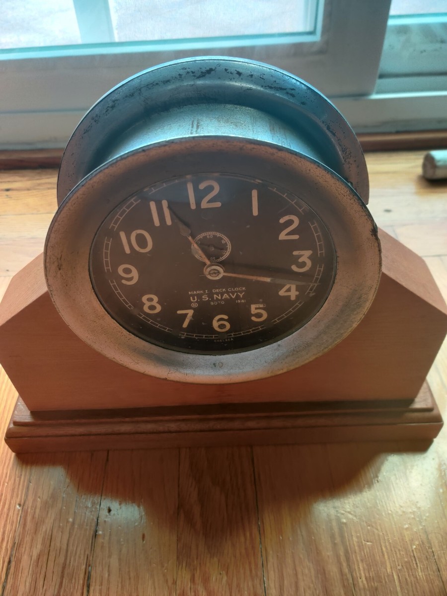 Antique Chelsea 1941 WWII US Navy Maritime Mark I Ship Clock | eBay