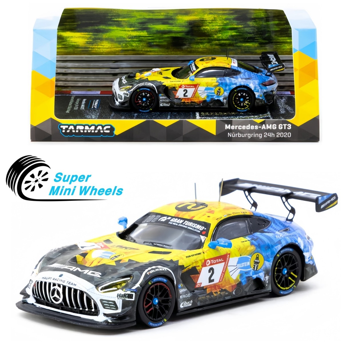 Tarmac Works 1:64 Mercedes-AMG GT3 Nürburgring 24h 2020 #02 | eBay