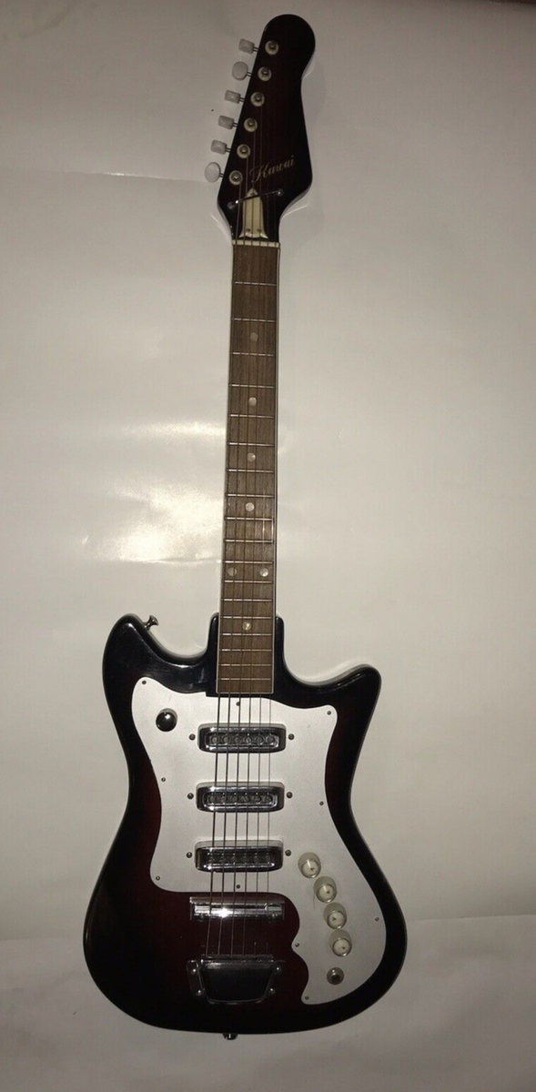 Vintage Kawai 1960s 3 Pickup Used Electric Guitar | eBay