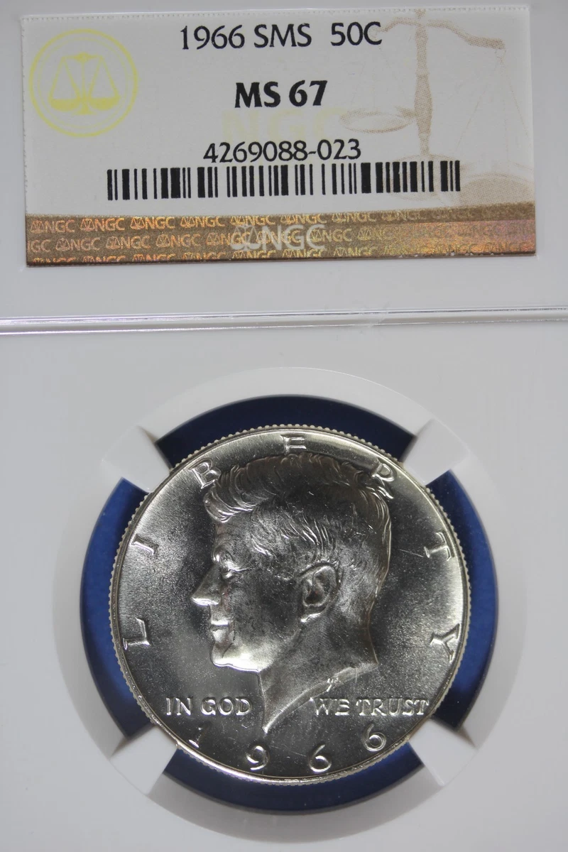 MS 67 Graded 1966 Kennedy US Half Dollars (1964-Now) for sale | eBay