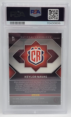 2022 Prizm World Cup Qatar National Landmarks #31 - PSA Mint 9