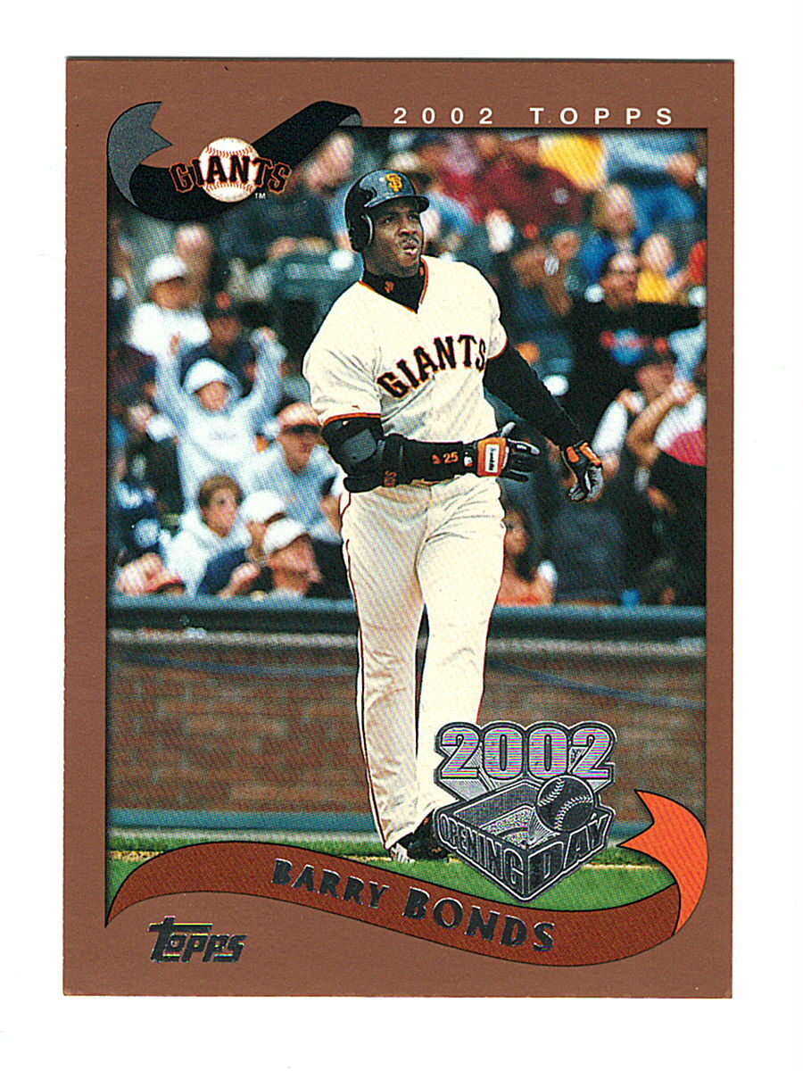 Barry Bonds 2002 Topps Opening Day #100 Baseball Card | eBay