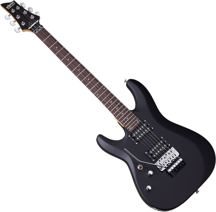 Schecter C-6 FR Deluxe Left-Handed Electric Guitar Satin Black | eBay