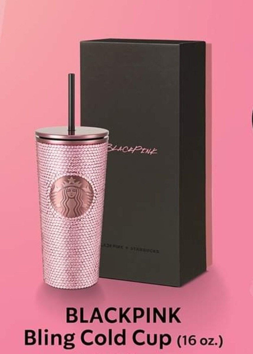 Starbucks BLACKPINK Bling Cold Cup 16oz. | eBay