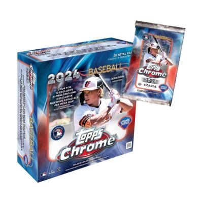 1) 2024 TOPPS CHROME UPDATE MEGA BOX BASEBALL Brand New Sealed
