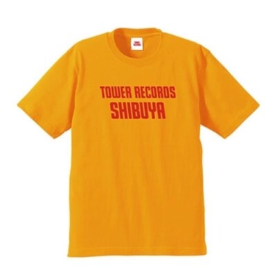 Tower Records Shibuya T-Shirt Tee Size XL Yellow | eBay
