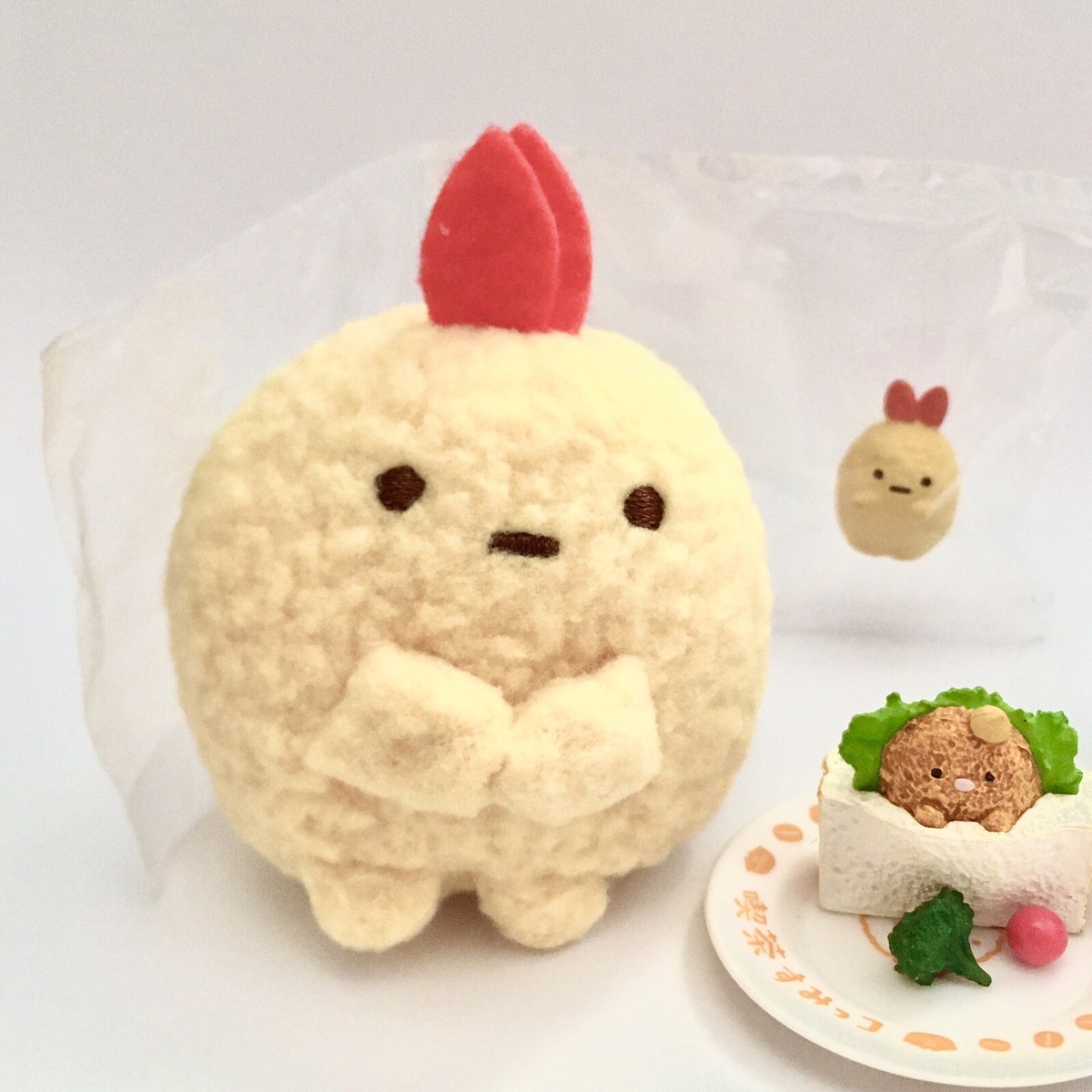 San-X Sumikko gurashi minikko Ebi Fry tenori plush and cafe mini