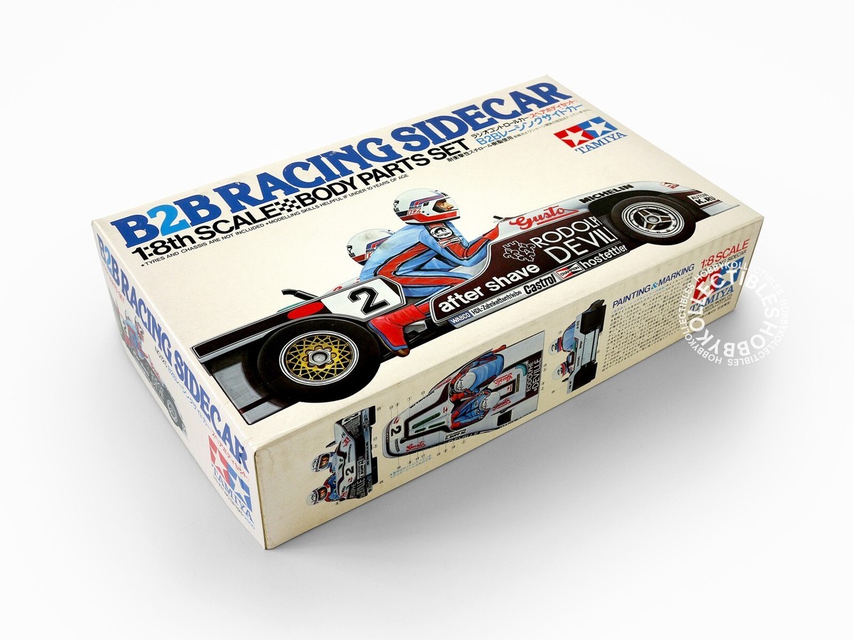 Tamiya Vintage 1/8 RC B2B Racing Sidecar Body Parts Set No. SP1125
