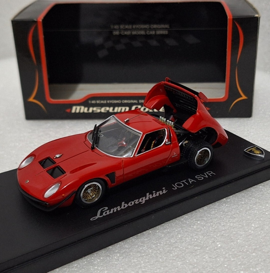 1) Lamborghini JOTA SVR 1970 Red 1:43 Kyosho 03201R EXTREMELY RARE