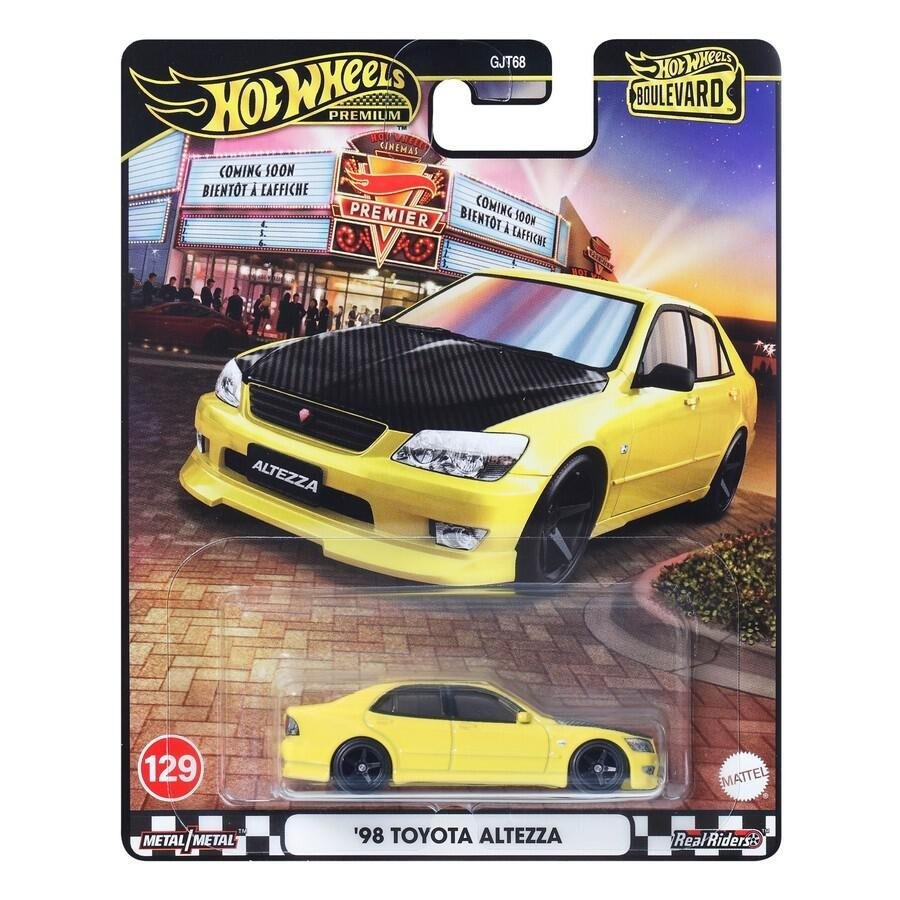 Hot Wheels Premium 98 Toyota Altezza Yellow #129 (In-Stock) New