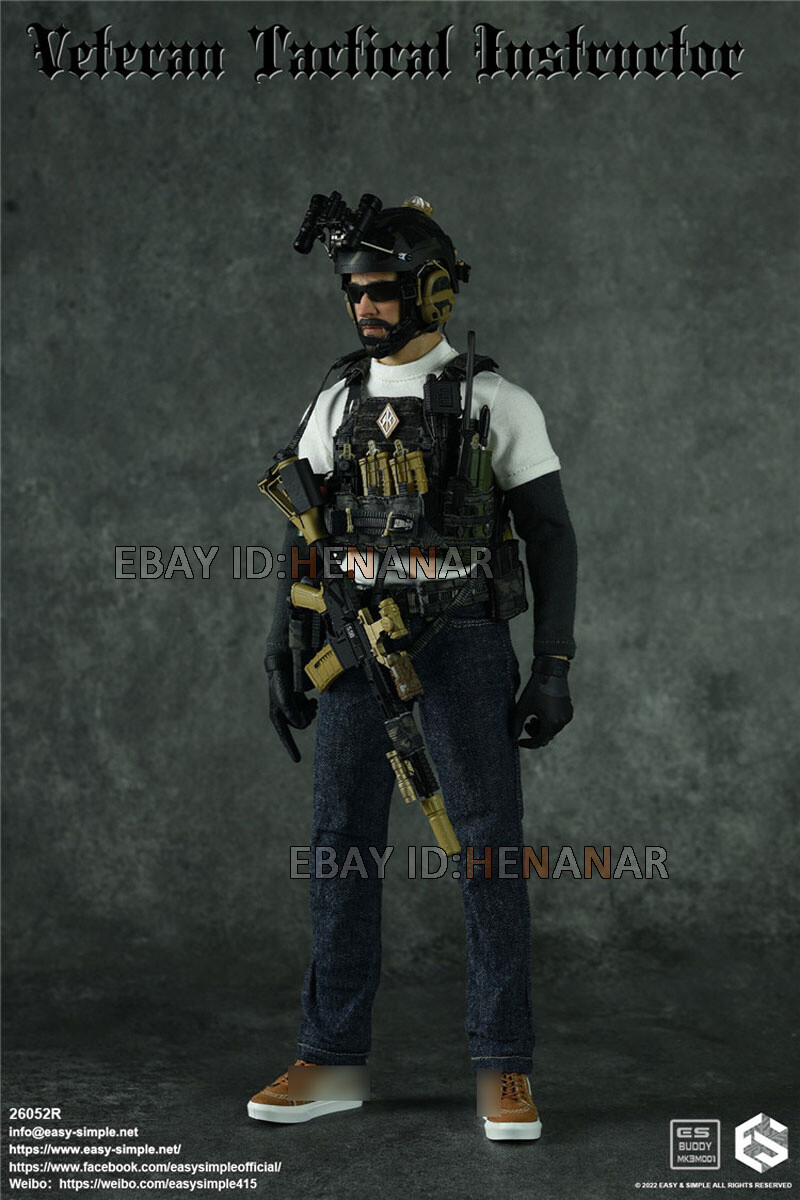 Easy&Simple 26052R 1/6 GBRS Veteran Tactical Instructor Action